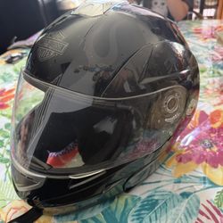 Harley Davidson motorcycle helmet