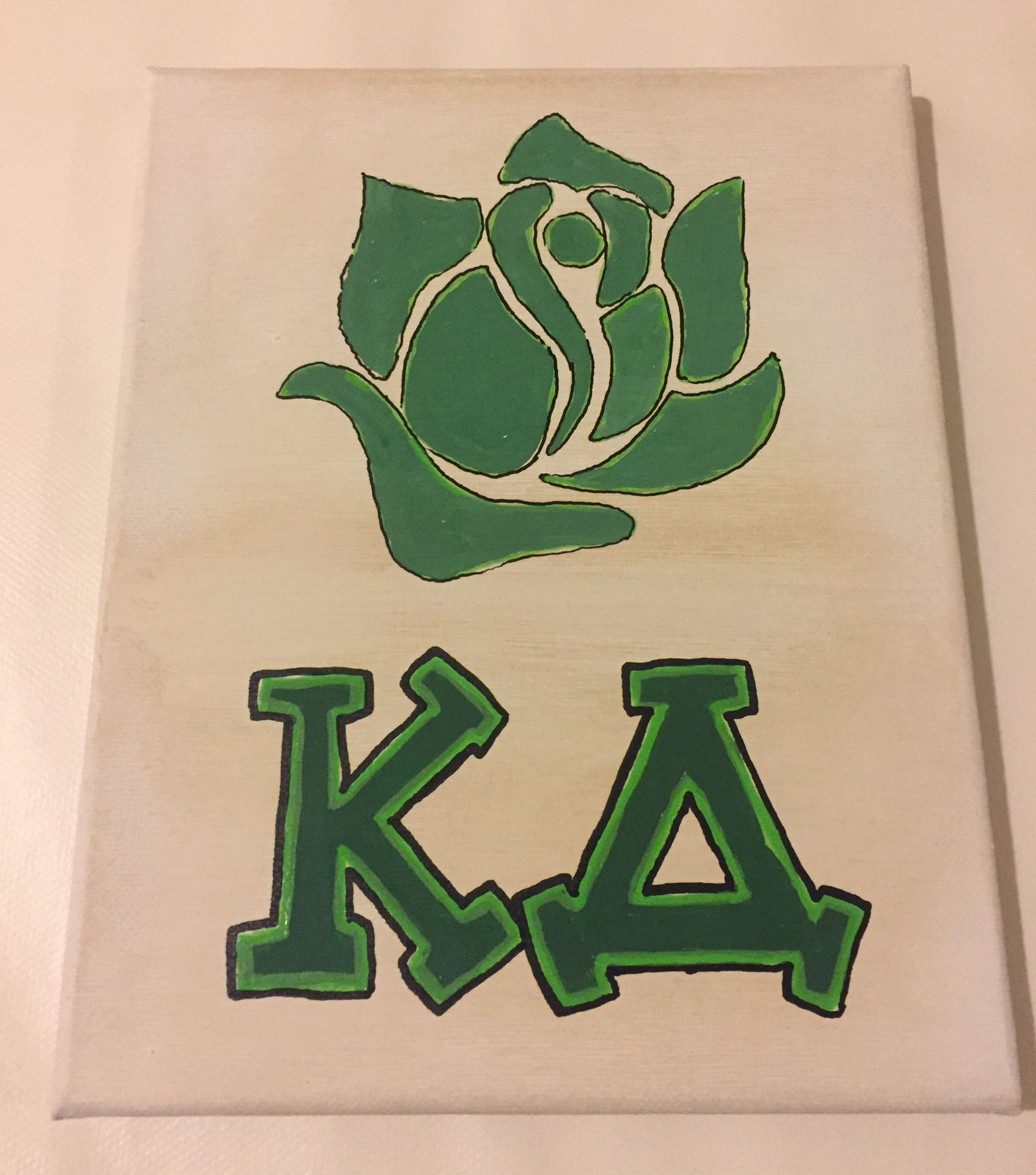 Kappa Delta canvas art
