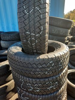 Set of 4 used tires 255/70/18