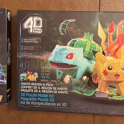 BRAND NEW - Pokémon 4D Puzzles /Model - MAKE OFFER