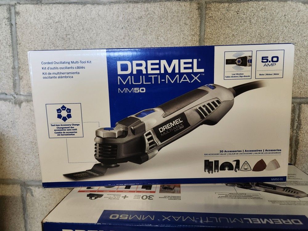 Dremel Multi-Max MM50-01 5 Amp Corded Oscillating Multi-Tool Kit W/30 Accessories & Storage Bag