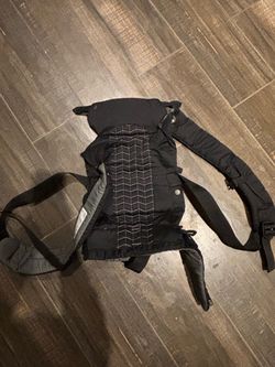 Black Baby Carrier with Adjustable Straps