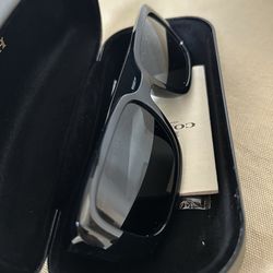 Women’s Coach Narrow Rectangle Sunglasses