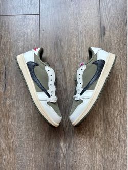 Jordan 1 Travis Scott Medium Olive PS Size 2Y