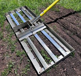 Lawn Leveling Rake 78" Extra Long Handle