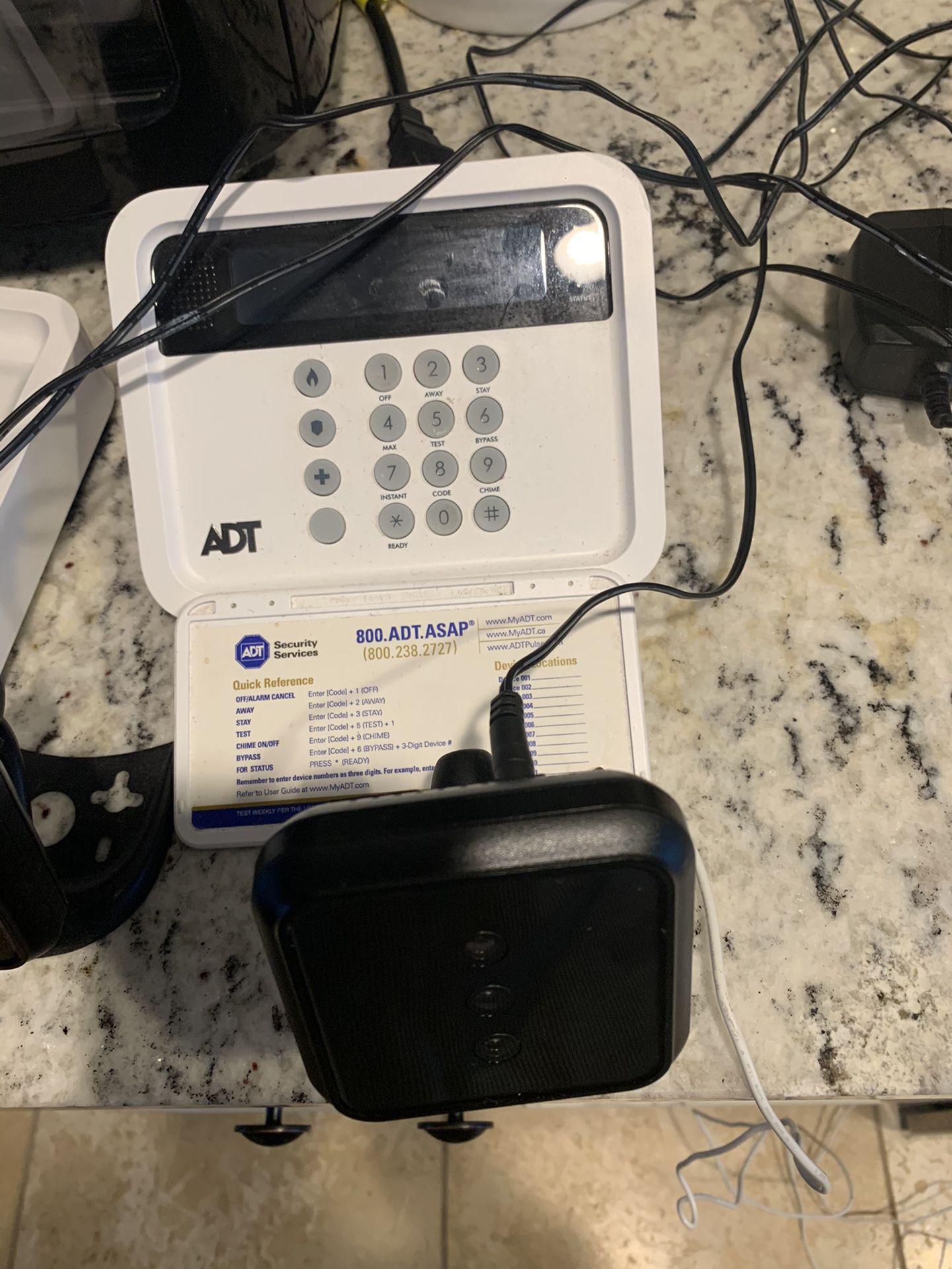 Adt security system with three cameras