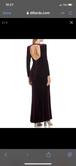 Maroon Velvet Dress (Dillards)