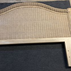 Queen Headboard Wicker