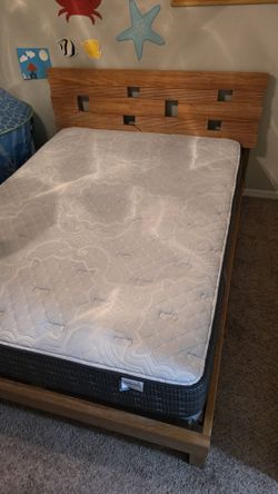 The Mattress and The Bed  Queen size 