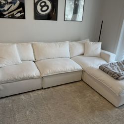 White Couch Plus Extras