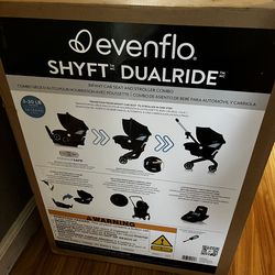 Evenflo shyft stroller and car seat