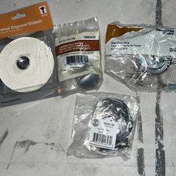 Hardware - Door stops. Hole Cover. Plug