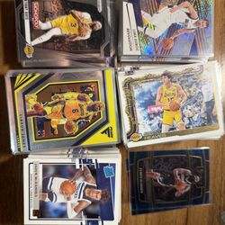Bulk of basketball cards