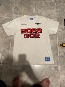 Pacsun X Ford Mustang Collab T-Shirt Men’s Medium Cream Boss 302