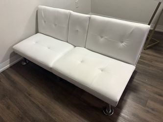 White Futon Sofa Bed
