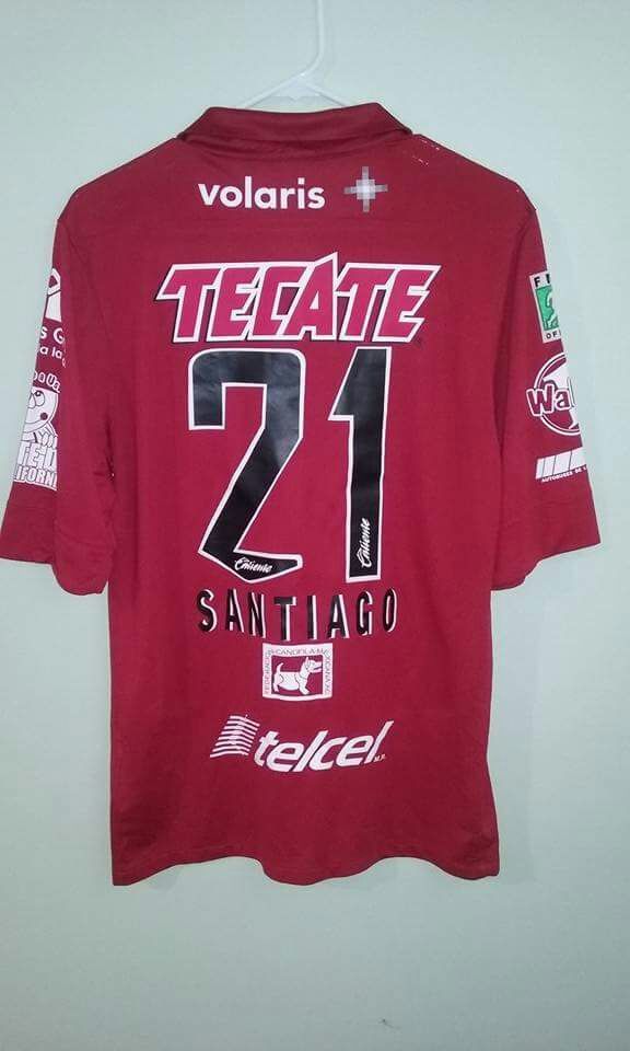 Xolos Match Worn 2012 Nike Red Jersey Size Med