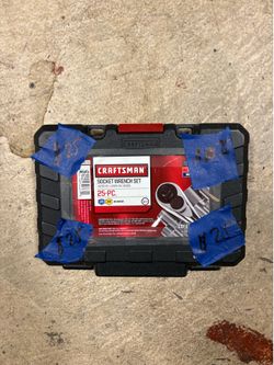 Craftsman socket wrench set 25 piece
