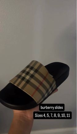 Burberry slides