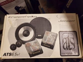 Jensen 6.5x2 component car speakers..old school power