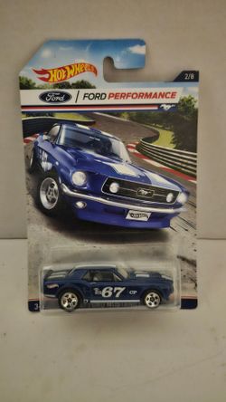 Hot Wheels Ford Performance '67 Ford Blue Mustang Coupe 1/64