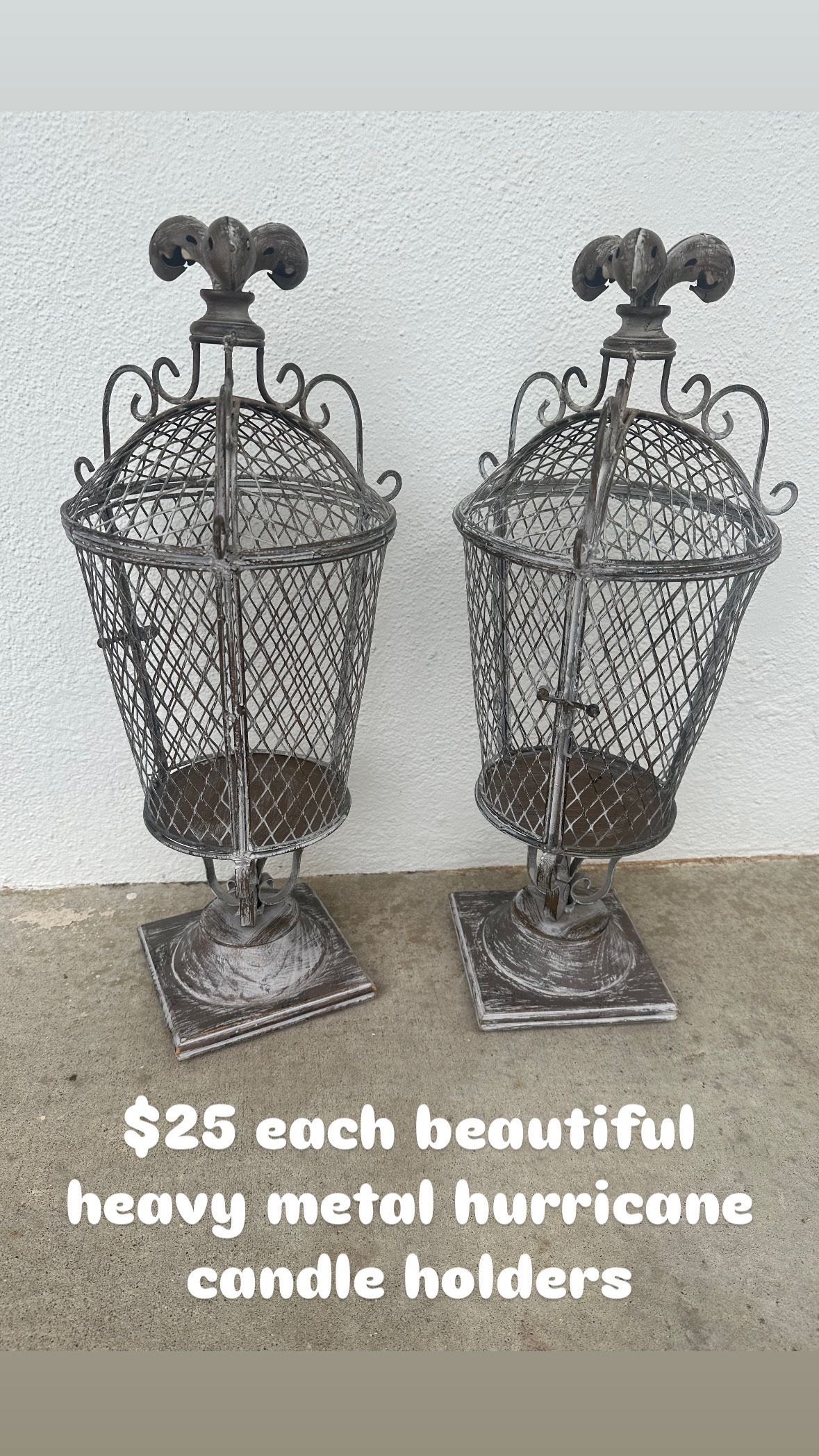 Beautiful Hurricane Candle Holder A