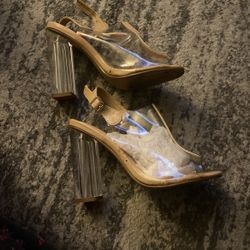 Heels (Like new!!)  Nude 