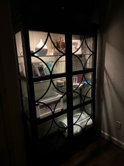 Beautiful cabinet lights up