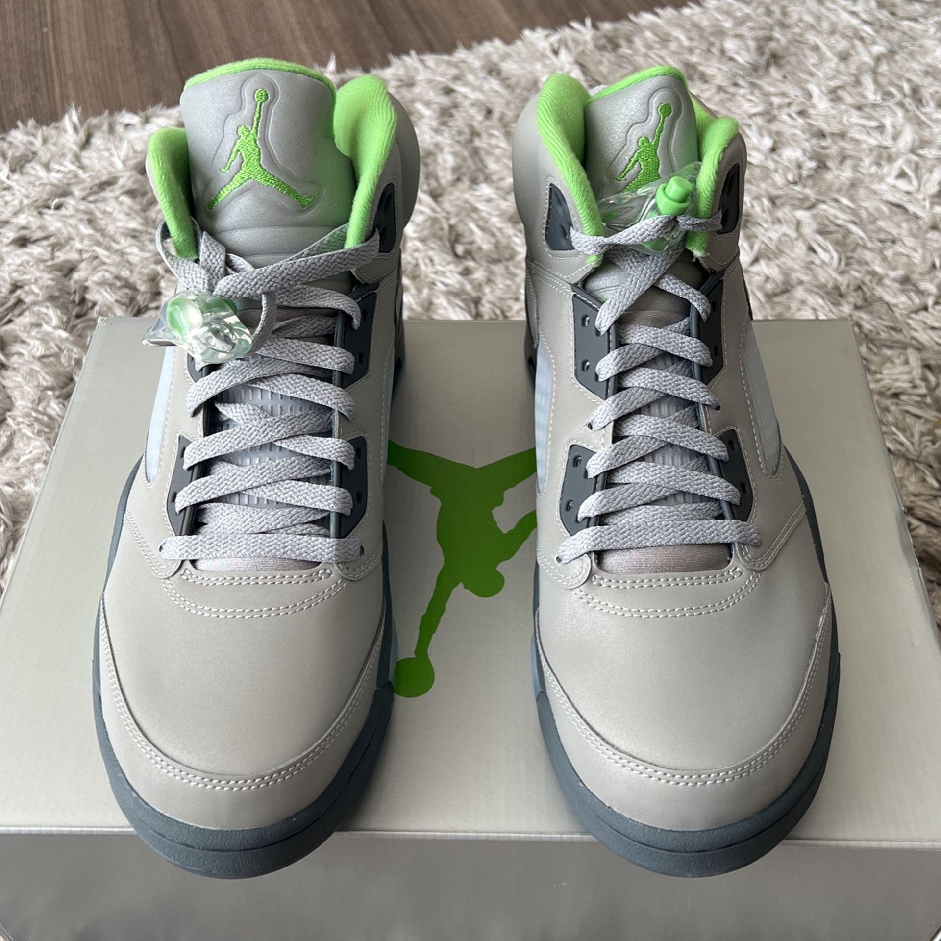 jordan 5 green glow