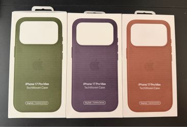 iPhone 17 Pro Max TechWoven Case - multiple colors available