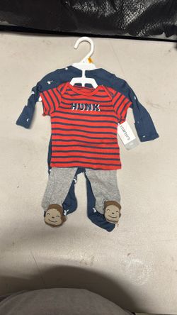 Baby Boy 3 PCs Set Size Newborn 