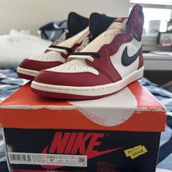 Jordan 1 High OG Chicago Lost And Found Size 9.5 DS