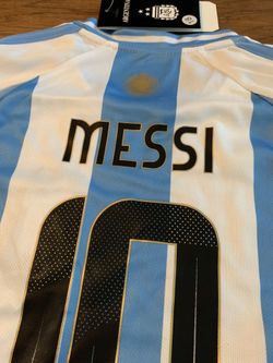 Toddler 3-4T Messi Argentina soccer jersey kit size 20