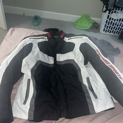 Size (M) Bike Jacket Medium Black & Red