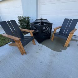 Handmade Adirondack Chairs – Solid Wood, High Quality