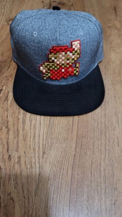 Pixel Mario snapback hat