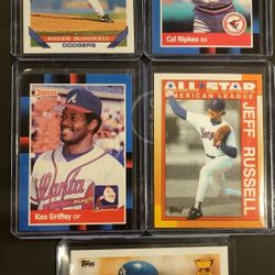 

Vintage Baseball Cards Lot – Cal Ripken, Ken Griffey, Eric Karros & More
