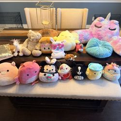 Squishmallow Pillows & Stuffed Animals