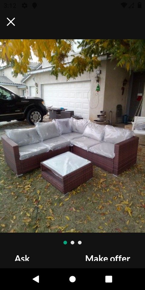 L-shaped Patio Furniture Set Brand New Patio Outdoor Furniture Patio Set 🚚🆕🚚