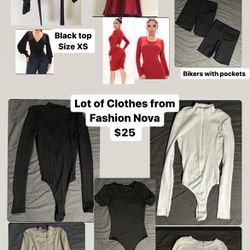 Lot Of Clothes Fashion Nova 