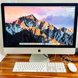 Apple iMac 27” 3.4Ghz QuadCore i5 8GB 1TB OS Catalina