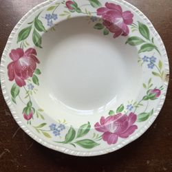 Vintage Bowl Floral Design 