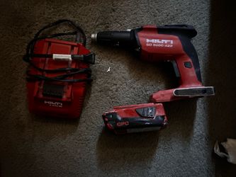 Hilti gin charger and battery