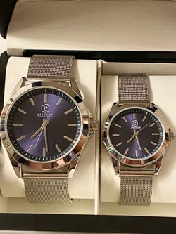 New His & Hers Watches Stainless Steel