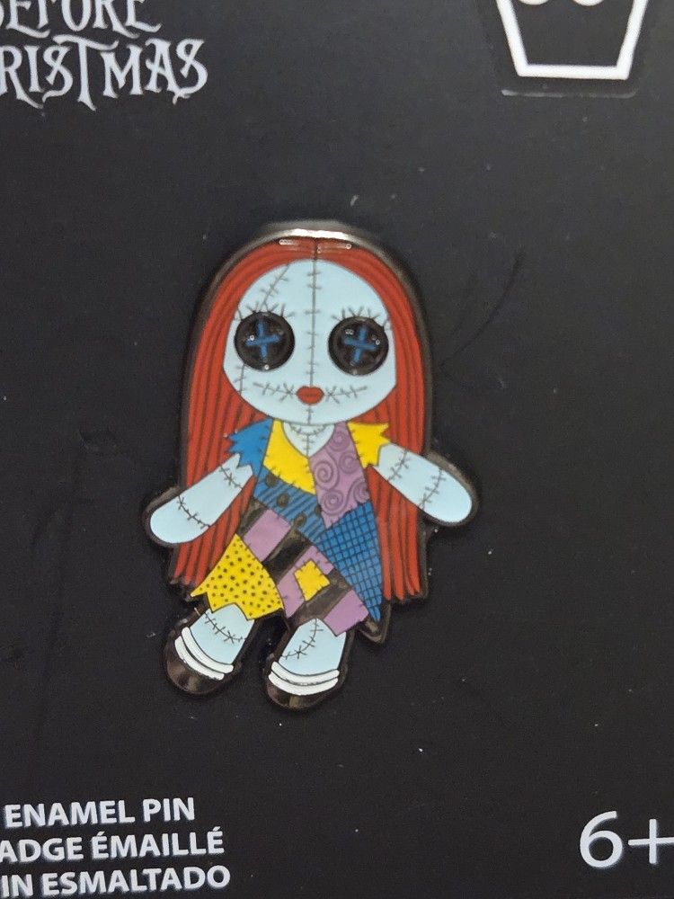 Disney NBX Sally Ragdoll Style Enamel Metal Pin 
