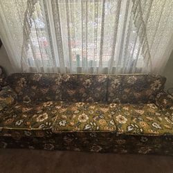 Old Antique Couch, Sofa And Tables