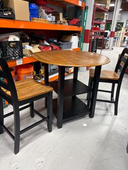Linon Colm Counter Height Table & 20.5-in. Chair 3-piece Set