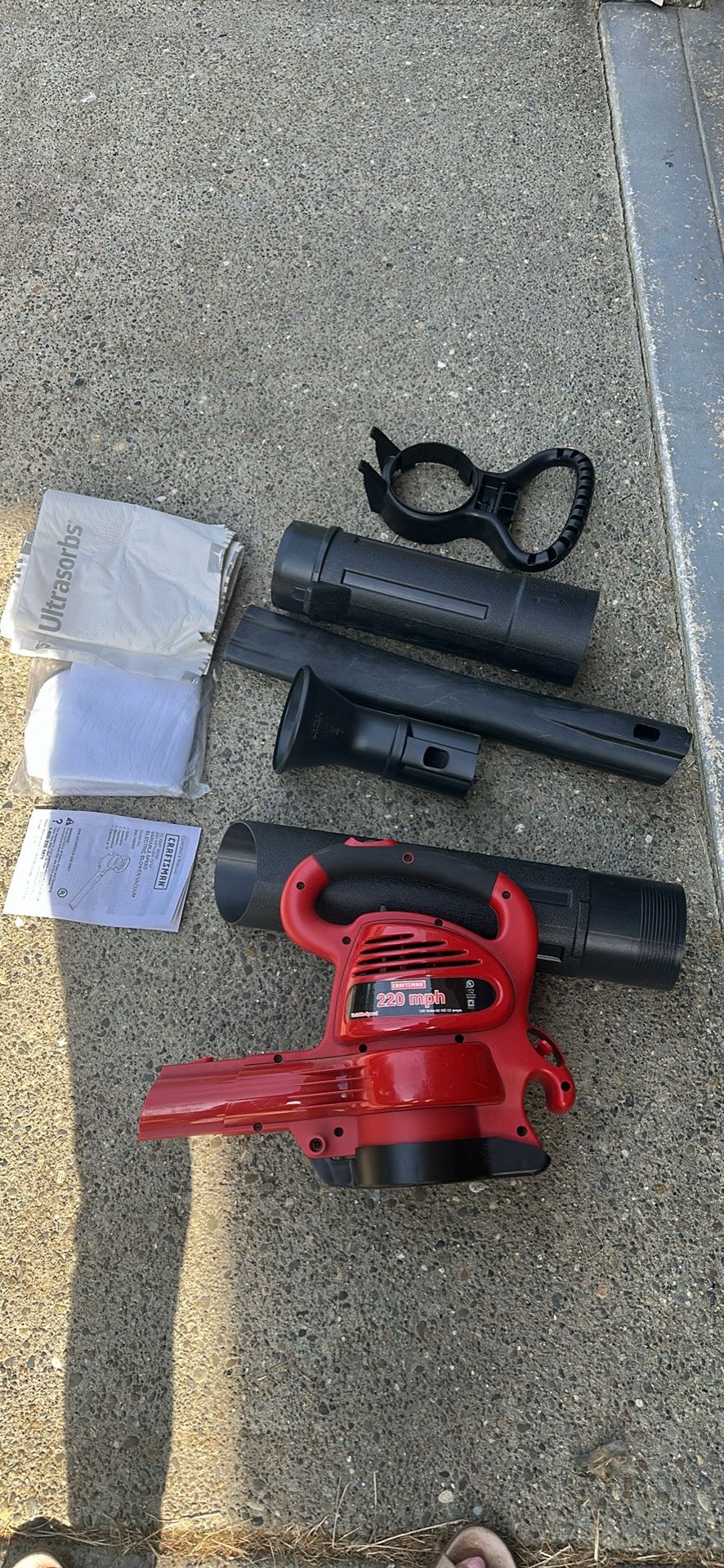 Craftsman Leaf Electric Blower And Vac