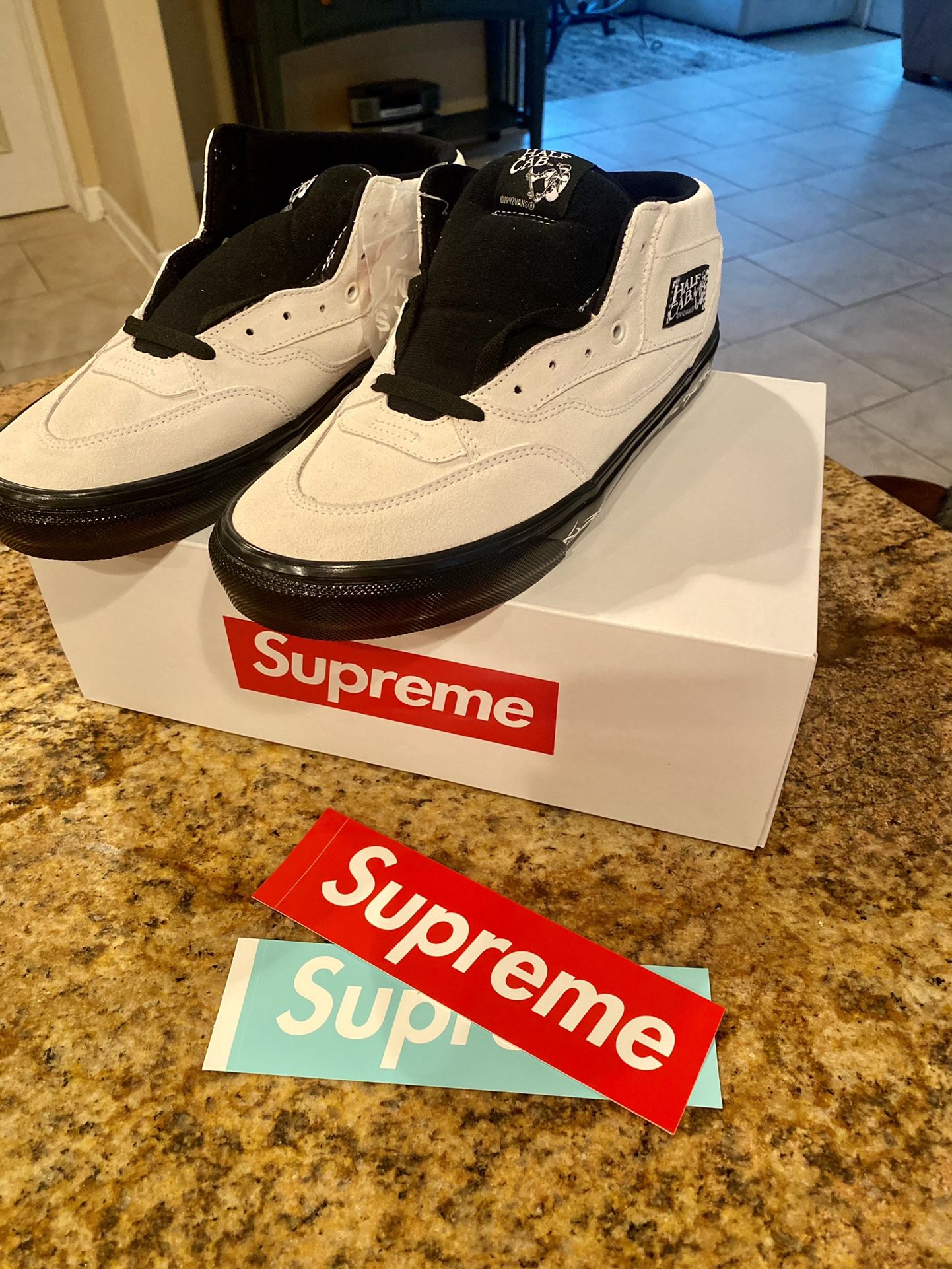 Size 13 Supreme Vans Half Cab