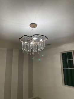 Brand New Crystal Chandelier From Lamps Plus