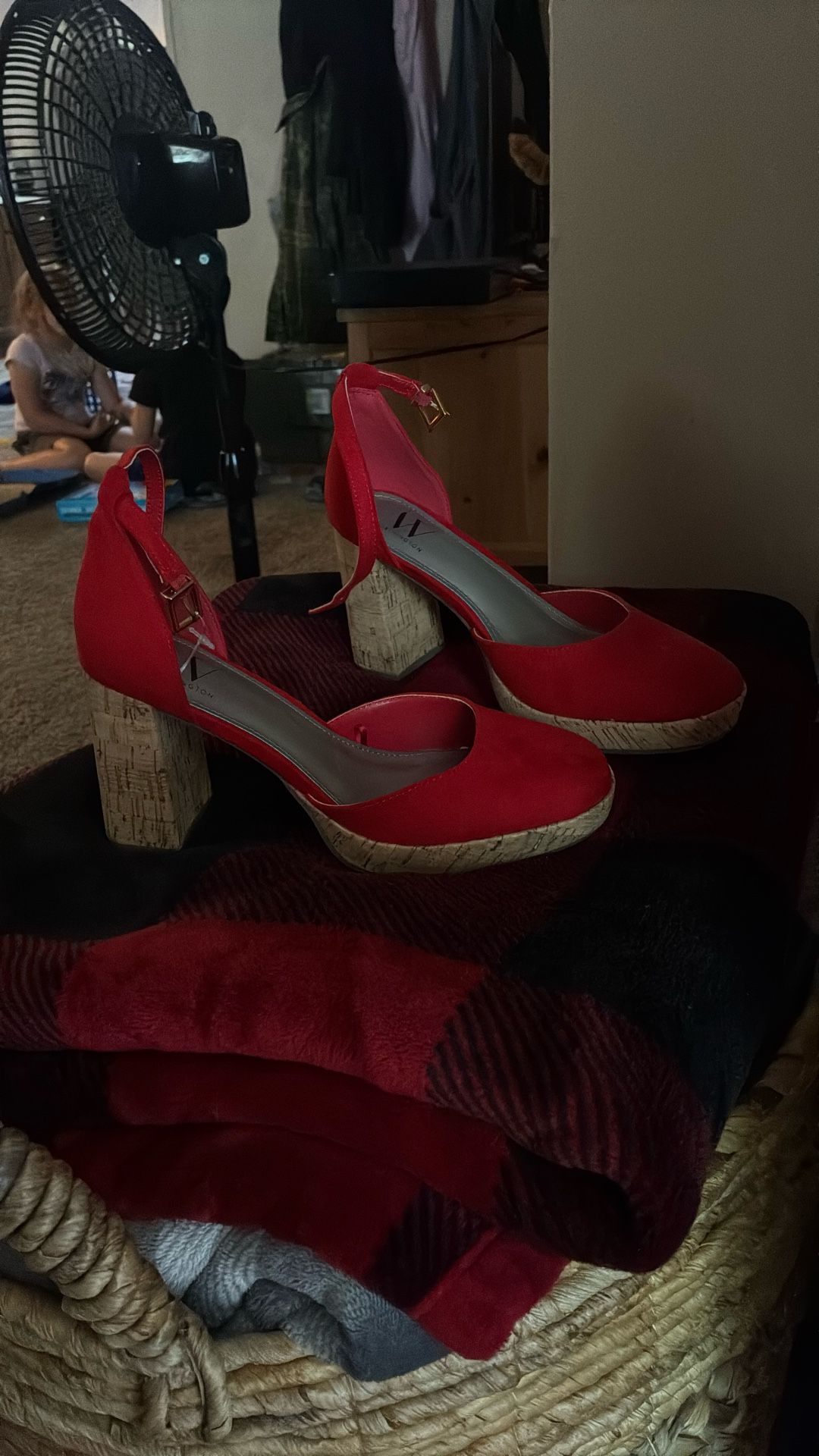 Worthington Red Velvet Brand New Heel